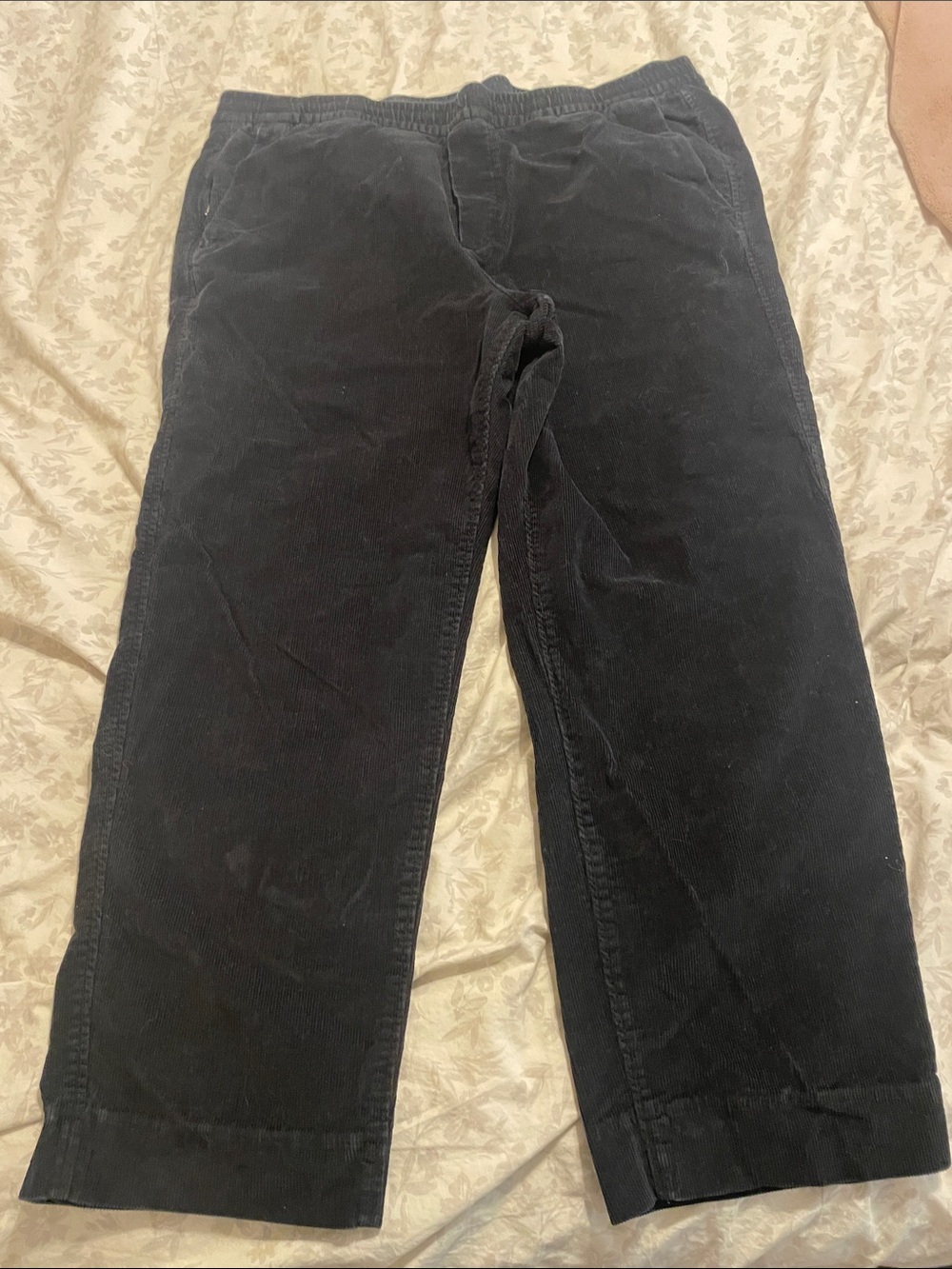 Abercrombie & Fitch Black Corduroy Pants XXL